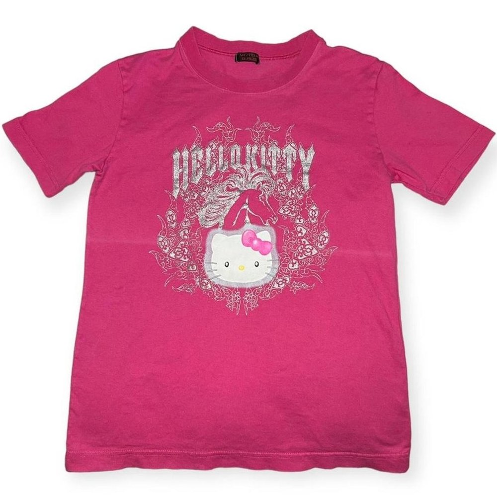 Vivitex Girls Hello Kitty Heart Horse Graphic T Shirt